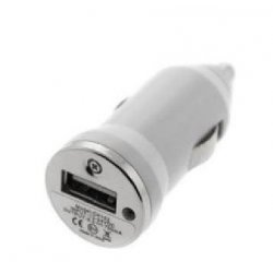 Chargeur Voiture HOCO Z27 2 USB iPhone Blanc - SYNOTEC