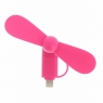 VENTILATEUR UNIVERSEL ROSE FLUO COMPATIBLE MICRO USB ET APPLE 5/5S/5C/SE/6/6S/6+/6S+