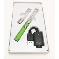 Cigarette électronique rechargeable STAR-GET E-MINI  verte sous boite blister 