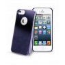 COQUE ARRIERE RIGIDE STAX METALIQUE BLEUE POUR IPHONE 5/5S/SE SOUS BOITE BLISTER