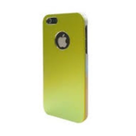 COQUE ARRIERE RIGIDE STAX METALIQUE VERTE POUR IPHONE 5/5S/SE SOUS BOITE BLISTER