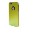 COQUE ARRIERE RIGIDE STAX METALIQUE VERTE POUR IPHONE 5/5S/SE SOUS BOITE BLISTER