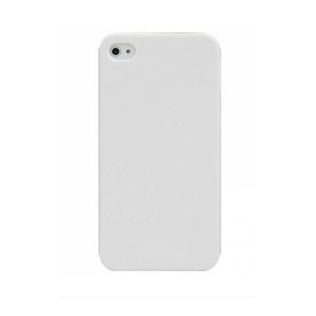 COQUE ARRIERE RIGIDE STAX TOUCHE GRANULE BLANC POUR IPHONE 5/5S/SE SOUS BOITE BLISTER