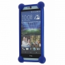 BUMPER  SILICONE UNIVERSEL BLEU  POUR SMARTPHONE