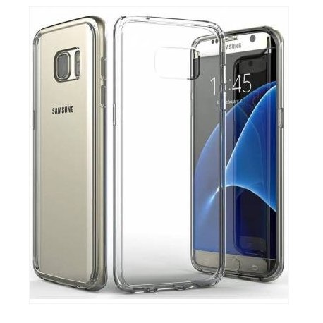 COQUE DE PROTECTION SOUPLE TRANSPARENTE STAX POUR SAMSUNG GALAXY S7 EDGE