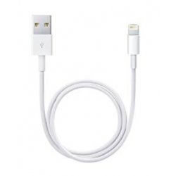 CABLE USB/LIGHTNING IPHONE 5 A 12 BLANC