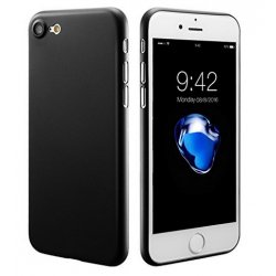 COQUE IPHONE 7 SILICONE SOUPLE NOIRE 