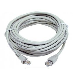 CABLE RESEAU ETHERNET ORDINATEUR 10 M RJ 45 BLANC SOUS SACHET BLISTER