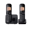 TELEPHONE SANS FIL  2 COMBINES PANASONIC KX TGC 212 NOIR 