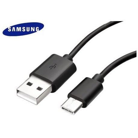 CABLE TYPE C/USB ORIGINE SAMSUNG S8/S8+/NOTE 8/ A8/ 2018/A3 2017/  VRAC NOIR