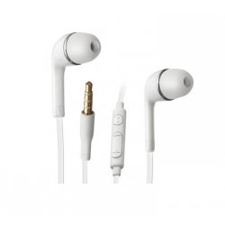  KIT PIETON  COMPATIBLE SAMSUNG JACK 3,5 MM INTRA AURICULAIRE AVEC MICRO ET TELECOMMANDE BLANC VRAC