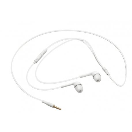  KIT PIETON  COMPATIBLE SAMSUNG JACK 3,5 MM INTRA AURICULAIRE AVEC MICRO ET TELECOMMANDE BLANC VRAC