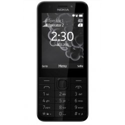 TELEPHONE PORTABLE NOKIA 230 DUAL SIM ECRAN 2,8 '' PHOTO 2MP GRIS FONCE 