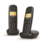 TELEPHONE SANS FIL DECT  GIGASET A170 DUO  NOIR