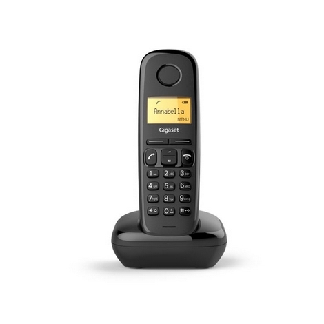 TELEPHONE SANS FIL DECT GIGASET A170 NOIR