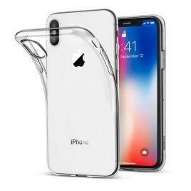 COQUE IPHONE X/XS SILICONE SOUPLE TRANSPARENTE