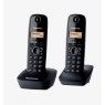 TELEPHONE SANS FIL PANASONIC KX-TG 1612 DUO SANS REPONDEUR NOIR