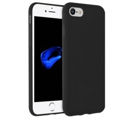 COQUE SILICONE SOUPLE IPHONE 7/8 NOIRE