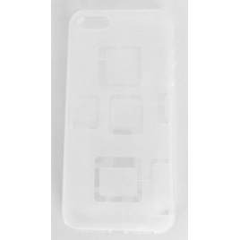 COQUE IPHONE 5/5S/SE STAX SOUPLE TRESSEE TRANSPARENTE