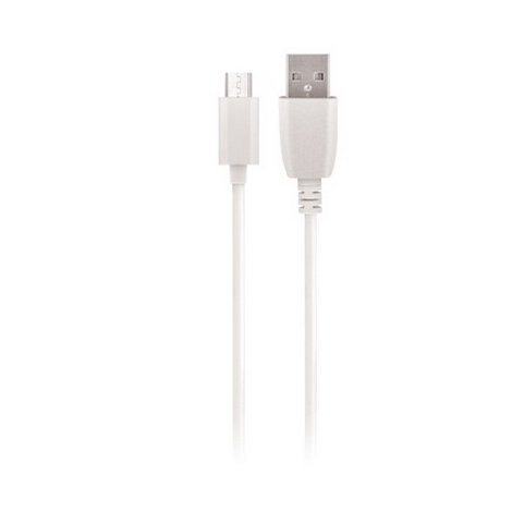 CABLE USB MICRO USB MAXLIFE 1A 1 M BLANC SOUS BLISTER