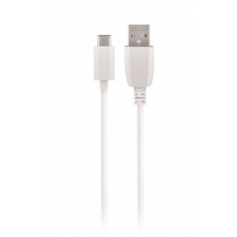CABLE USB TYPE-C MAXLIFE 1A 1 M BLANC SOUS BLISTER