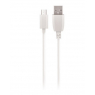 CABLE USB MICRO USB  MAXLIFE  CHARGE RAPIDE 2A 1 M BLANC SOUS BLISTER