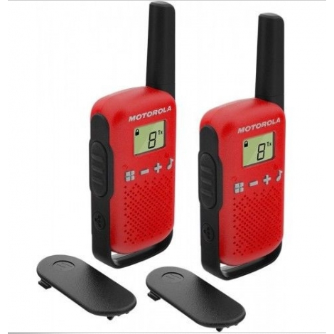 TALKIE-WALKIE MOTOROLA TALKABOUT T42 GO LIVE ROUGE