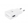 CHARGEUR SECTEUR USB RAPIDE 15 W SAMSUNG + CABLE USB TYPE-C 1,5 M 2A BLANC