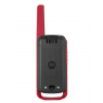 TALKIE WALKIE MOTOROLA T62 GO DISCOVER  NOIR ROUGE