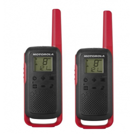 TALKIE WALKIE MOTOROLA T62 GO DISCOVER  NOIR ROUGE