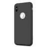 COQUE SILICONE IPHONE 11 PRO SOFT TOUCH  AVEC ROND NOIR SOUS BLISTER