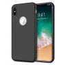 COQUE SILICONE IPHONE 11 PRO SOFT TOUCH  AVEC ROND NOIR SOUS BLISTER