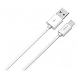 PACK 30 CABLES USB DEVIA TYPE-C  2A CHARGE & SYNCHRONISATION 1 M BLANC