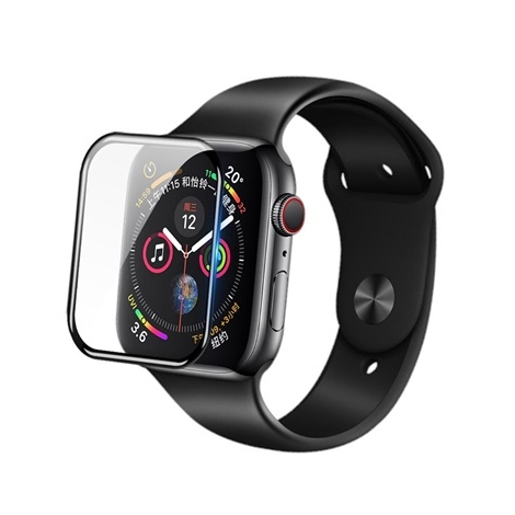 VERRE TREMPE APPLE WATCH 40 MM BORDS NOIR SOUS BLISTER