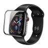 VERRE TREMPE APPLE WATCH 40 MM BORDS NOIR SOUS BLISTER