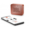 HAUT PARLEUR BLUETOOTH JBL GO2 PORTABLE ETANCHE IPX7 ORANGE CLAIR