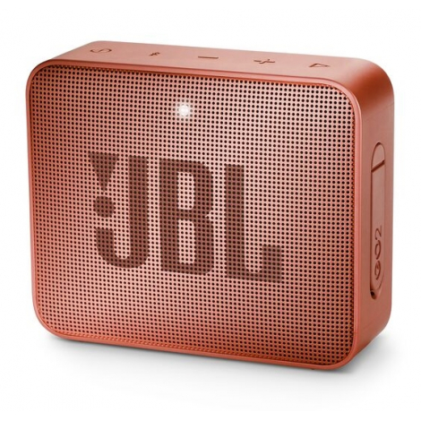 HAUT PARLEUR BLUETOOTH JBL GO2 PORTABLE ETANCHE IPX7 ORANGE CLAIR