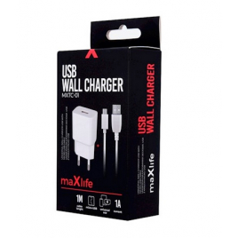 CHARGEUR SECTEUR MAXLIFE MICRO USB  1A
