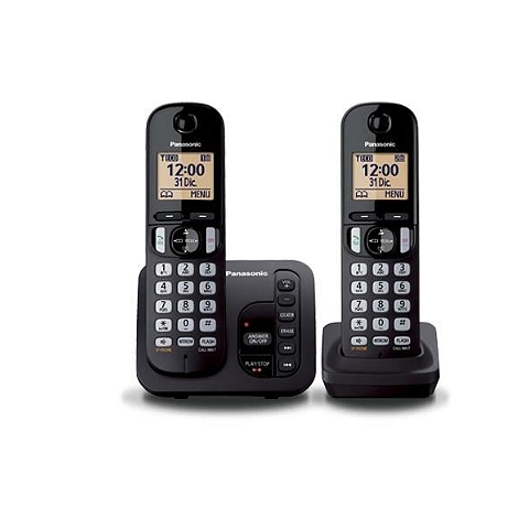 TELEPHONE SANS FIL DUO PANASONIC + REPONDEUR TGC 222