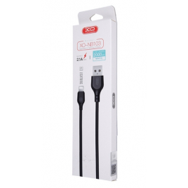 DATA CABLE LIGHTNING XO  2,1A NOIR 2 METRES