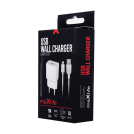 Chargeur Secteur Moxie Duo charge rapide avec 2 Entrées USB - Blanc