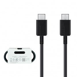 CABLE TYPE C / TYPE C ORIGINE SAMSUNG NOIR VRAC