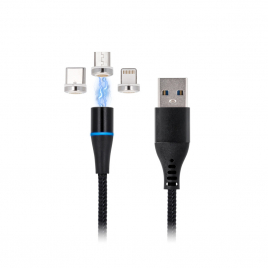 CABLE MAGNETIQUE 3 EN 1  MAXLIFE