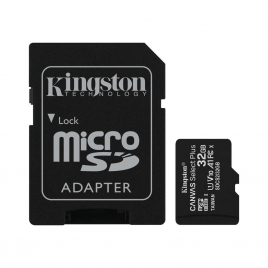 CARTE MEMOIRE KINGSTON  MICRO SD HC 32 GIGA CLASS 10 AVEC ADAPTATEUR SD