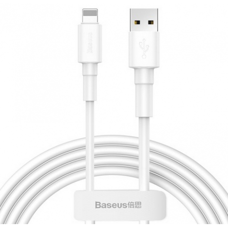 DATA CABLE BASEUS POUR IPHONE / LIGHTNING BLANC