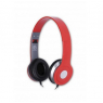 CASQUE FILAIRE REBELTEC CITY ROUGE AVEC MICROCASQUE FILAIRE REBELTEC ROUGE