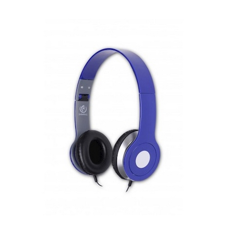 CASQUE FILAIRE REBELTEC CITY BLEU AVEC MICRO