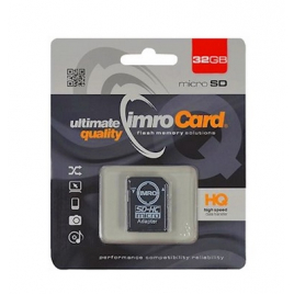 CARTE MEMOIRE IMRO 32G° + ADAPTATEUR