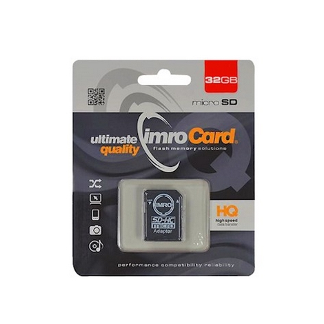 CARTE MEMOIRE IMRO 32G° + ADAPTATEUR