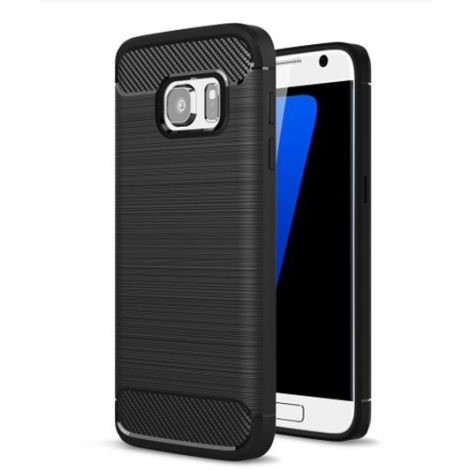 ETUI SILICONE CARBONE NOIRE  IPHONE 12 PRO MAX 6,7P 